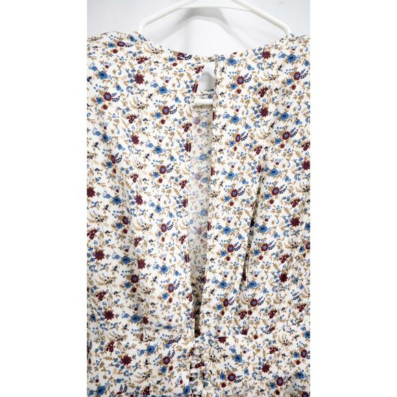 NWT Petersyn Revolve Serene Mini Shoulderpad Floral Cottage Beacon Dress XS - Picture 10 of 15